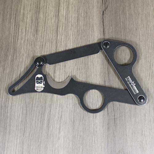 SLIGHT SECONDS - Smoking Moses Razorcut Fox Knives Cigar Scissors - Black