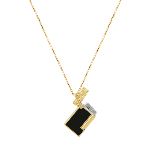 ST Dupont Lighter Necklace - Gold & Black