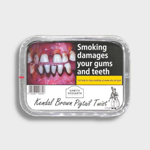 Kendal Twist Brown Pigtail Pipe Tobacco 50g (Tin)