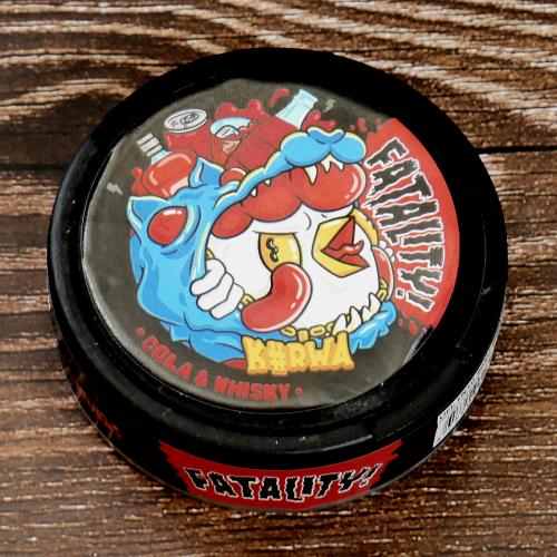 Discounted - Kurwa Fatality 50mg Nicotine Pouches -  Cola & Whisky - 1 Tin