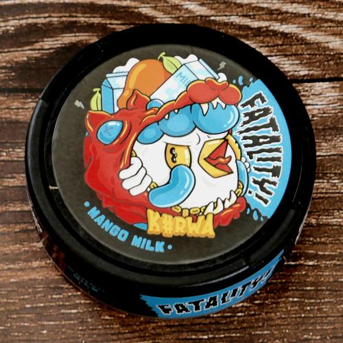 Discounted - Kurwa Fatality 50mg Nicotine Pouches -  Mango Milk - 1 Tin