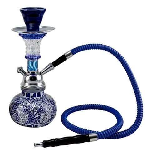 Champ Al Malik Laayouue (Narghile) Shisha Pipe - Blue