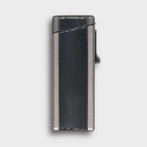 Eurojet Jet Lighter with Punch Cut and Rest - Gunmetal & Black