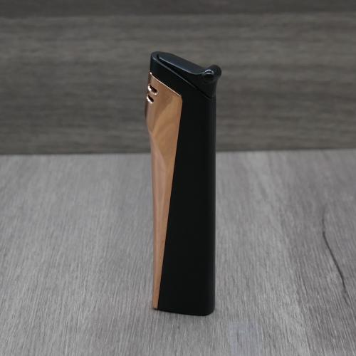 Eurojet Soft Flame Lighter - Black & Copper