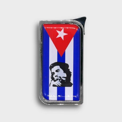 Colton Soft Flame Metal CHE Cuban Flag Lighter