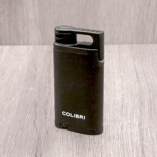 Colibri Belmont Single Jet Flame Lighter - Metallic Black