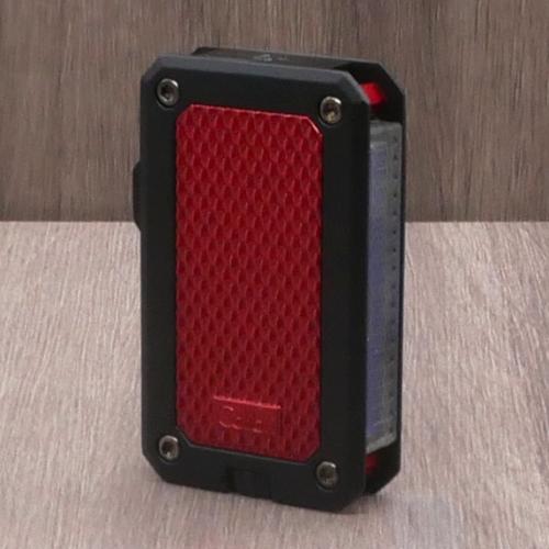 Colibri Rally Single-jet Flame Lighter - Black & Red