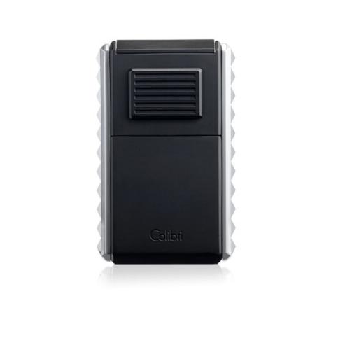 Colibri Quasar Astoria Triple Jet Flame Lighter - Black & Chrome