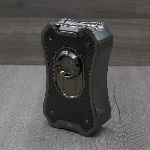 Winjet 4 Jet Table Lighter - Carbon & Gunmetal