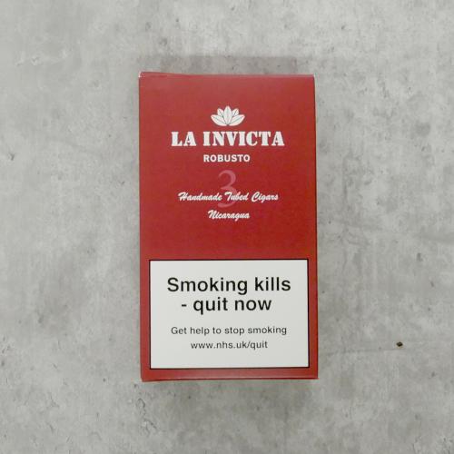 La Invicta Nicaraguan Robusto Tubed Cigar - Pack of 3