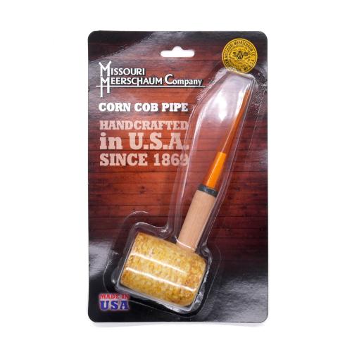 Missouri Meerschaum Corn Cob Legend Straight Pipe - Blister Pack