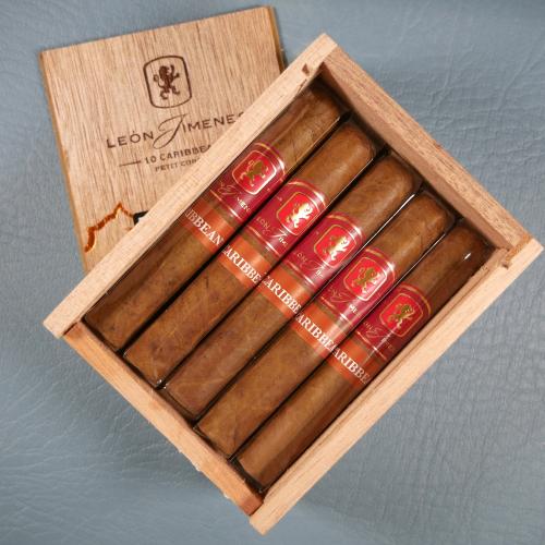 Leon Jimenes Petit Corona Caribbean (Rum) Cigar - Box of 10