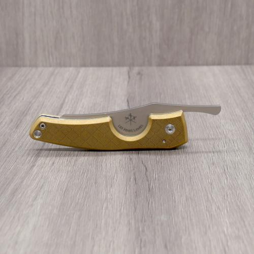 Les Fines Lames Le Petit - The Cigar Pocket Knife - Brass Leaf