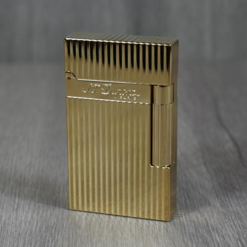 ST Dupont Lighter - Ligne 2 - Gold Vertical Lines