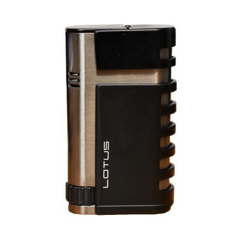 Lotus Mercury Double Torch Lighter - Black