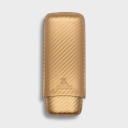 Mantis NeoCase Cigar Case - Carbon Aurum - Fits 2 Cigars