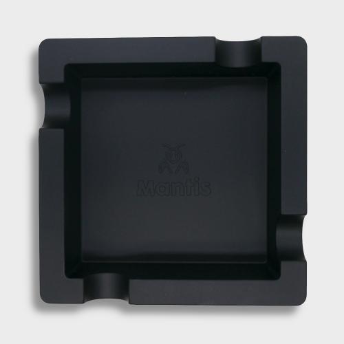 Mantis Flex Silicone Classic Black Cigar Ashtray - 4 Cigar Rests