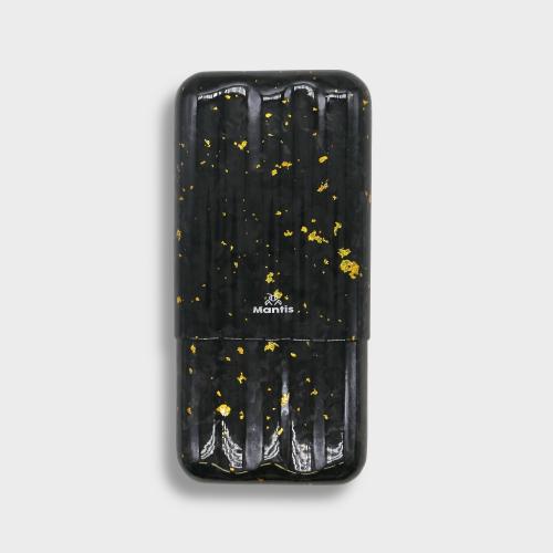 Mantis LuxForge Cigar Case - Gold - Fits 3 Cigars