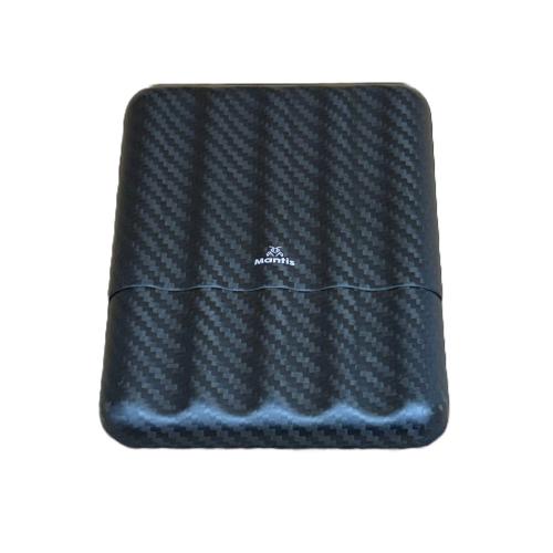 Mantis TrueCarbon 3K Matte Cigar Case - Fits 5 Cigars