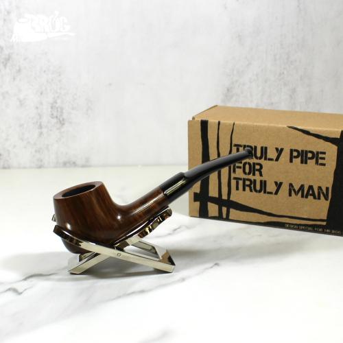 Mr Brog Alfa 98 Metal Filter Fishtail Briar Pipe (MB2540)