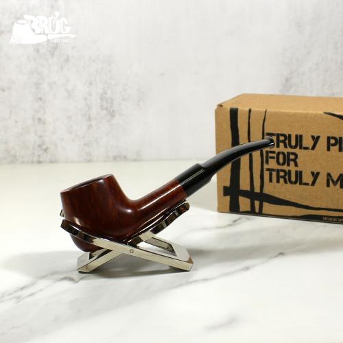 Mr Brog Alfa 98 Metal Filter Fishtail Briar Pipe (MB2577)