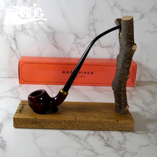 Mr Brog Amphora 309 Metal Filter Fishtail Churchwarden Pipe (MB5122)