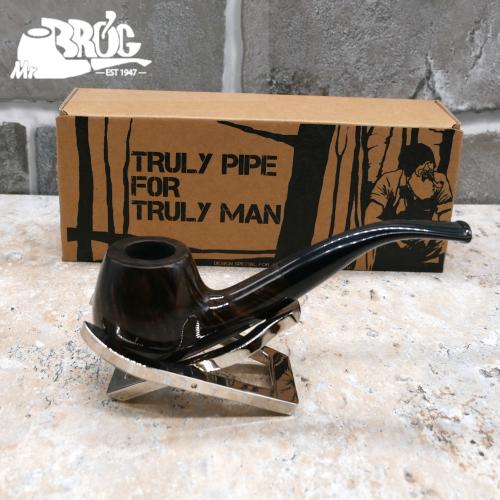 Mr Brog Prince Briar 65 Metal Filter Fishtail Pipe (MB5202)