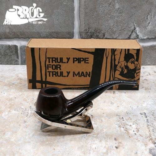 Mr Brog Prince Briar 65 Metal Filter Fishtail Pipe (MB5204)