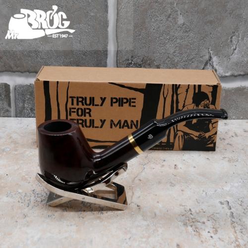 Mr Brog Full Bent 67 Briar 9mm Filter Fishtail Pipe (MB5210)