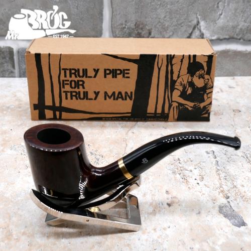 Mr Brog Steward 90 Briar 9mm Filter Fishtail Pipe (MB5235)