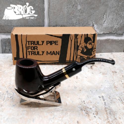 Mr Brog Full Bent 67 Briar 9mm Filter Fishtail Pipe (MB5240)