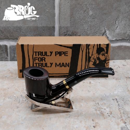 Mr Brog Steward 90 Briar 9mm Filter Fishtail Pipe (MB5247)