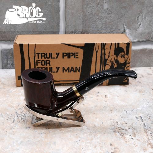 Mr Brog Steward 90 Briar 9mm Filter Fishtail Pipe (MB5256)