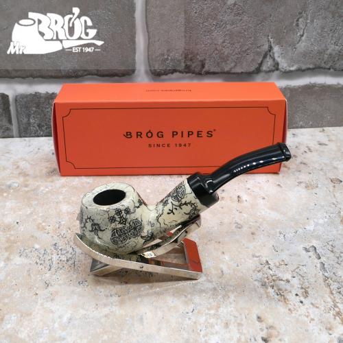 Mr Brog Decoupage 9mm Filter Fishtail Pipe (MB5296)