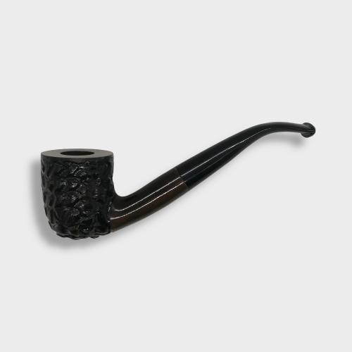 Mr Brog Latakia 44 Bent Rustic Fishtail Pipe (MB7054)