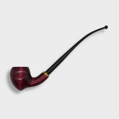 Mr Brog Amphora 309 Metal Filter Smooth Fishtail Churchwarden Pipe (MB7091)