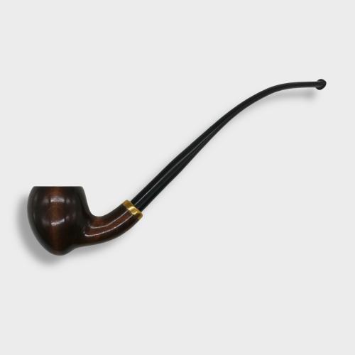Mr Brog Amphora 309 Metal Filter Smooth Fishtail Churchwarden Pipe (MB7095)