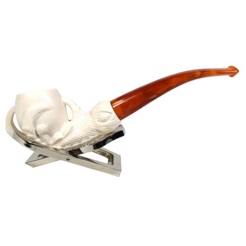 Meerschaum Standard Claw Bent Fishtail Pipe (MEER85)