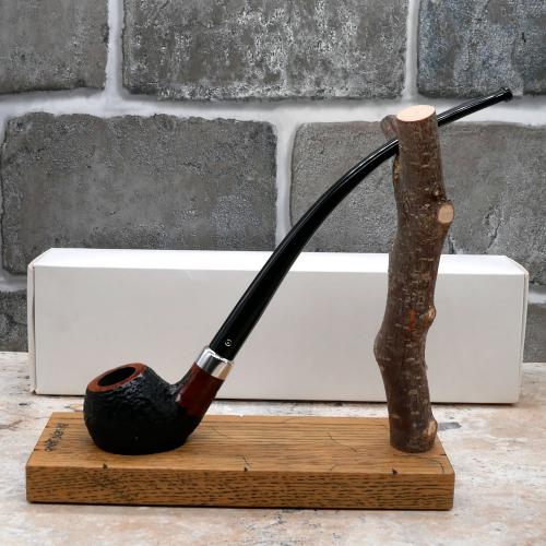 Molina Longus Rustic 9mm Filter Fishtail Churchwarden Pipe (ML38)