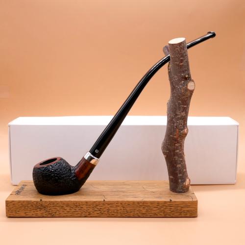 Molina Longus Rustic 9mm Filter Fishtail Churchwarden Pipe (ML45)