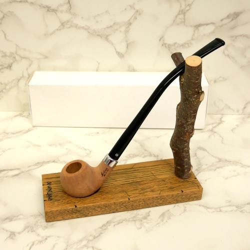 Molina Longus Natural 9mm Filter Fishtail Churchwarden Pipe (ML48)