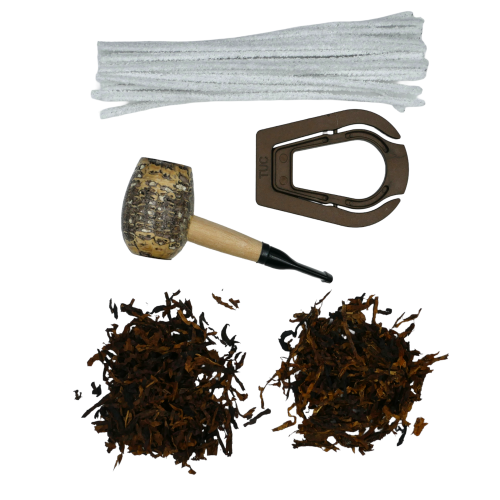 Bens Mac Barens Final Draw Little Devil Pipe & Pipe Tobacco Sampler - 2 x 10g