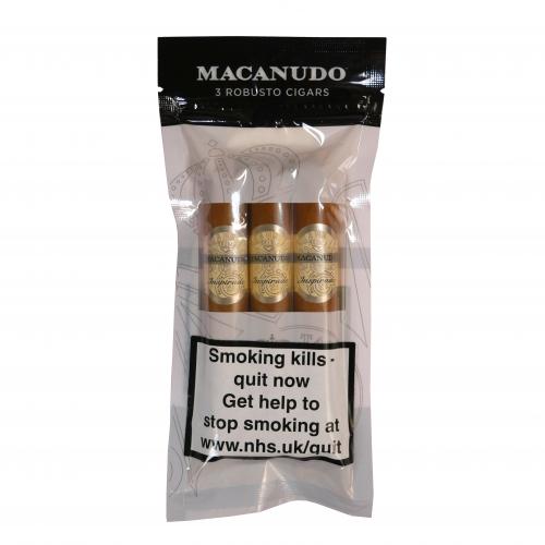 Macanudo Inspirado White Robusto Sampler Gift Pack - 3 Cigars