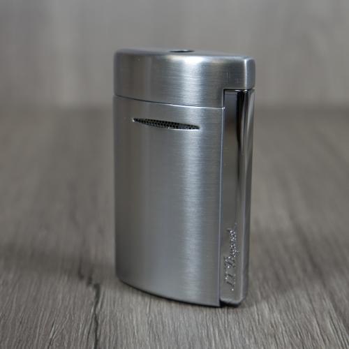 ST Dupont Lighter - New Minijet - Brushed Chrome (End of Line)