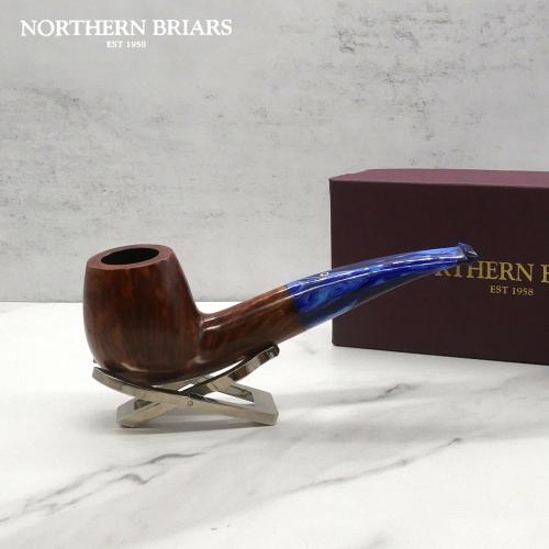 Northern Briars Bruyere Premier G5 Bent Apple 9mm Filter Fishtail Pipe (NB184)