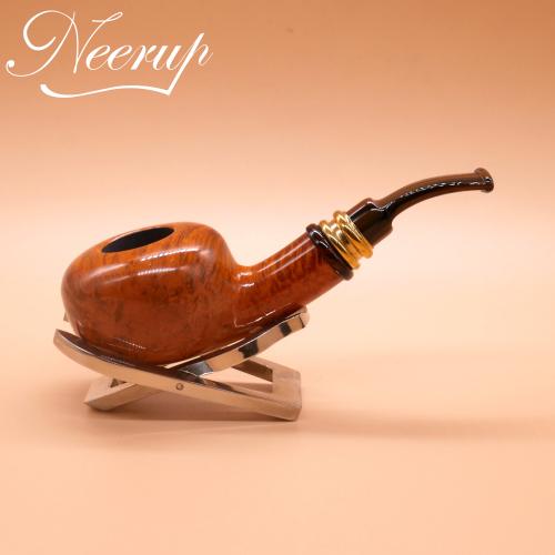 Neerup Classic Series gr 4 Smooth Bent 9mm Filter Fishtail Pipe (NEER152)