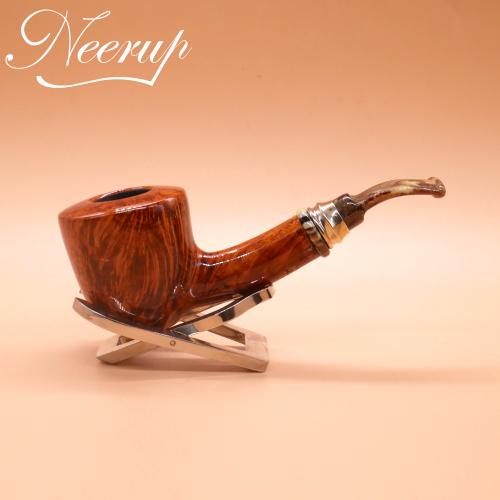 Neerup Classic Series gr 4 Smooth Bent 9mm Filter Fishtail Pipe (NEER204)