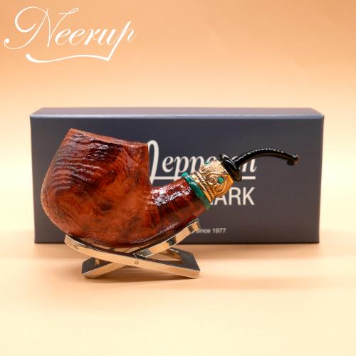 P Jeppesen Boutique gr 3 Smooth 9mm Bent  Fishtail Pipe (NEER233)