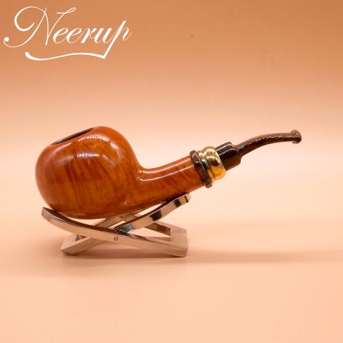 Neerup Classic Series gr 4 Smooth Bent 9mm Filter Fishtail Pipe (NEER256)