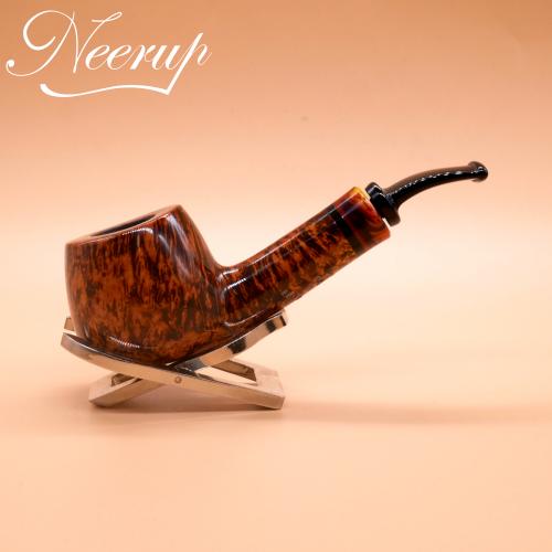 P Jeppesen IDA Handmade gr 5 Smooth Bent Fishtail Pipe (NEER280)